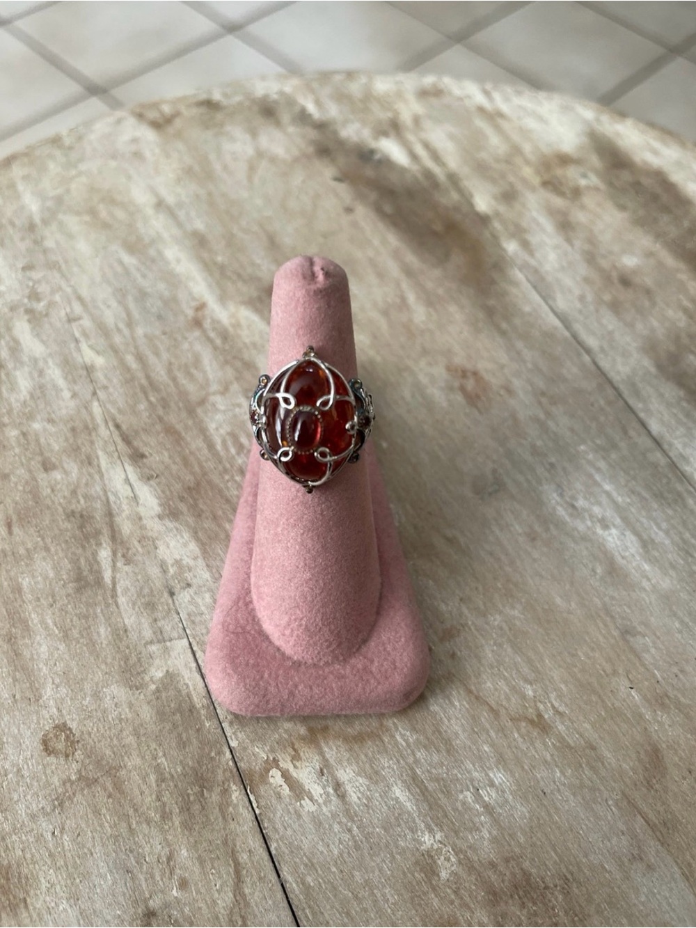 Amber ring
